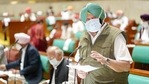 The Chief Minister claimed that the government had fulfilled 455 out of the 546 commitments made in the election manifesto during the 2017 elections.(HT Photo) The Chief Minister claimed that the government had fulfilled 455 out of the 546 commitments made in the election manifesto during the 2017 elections.(HT Photo)