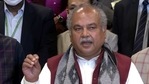 He also attacked the opposition parties which are supporting the farmers' protest. "There is a place for disagreement in democracy and so is for opposition and difference of opinion, but should there be any opposition that can harm the nation," he said. He also attacked the opposition parties which are supporting the farmers' protest. "There is a place for disagreement in democracy and so is for opposition and difference of opinion, but should there be any opposition that can harm the nation," he said.