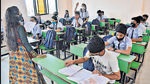 Students in a classroom in a school in Kasheli village, Bhiwandi, which reopened after a year in February. (HT FILE) Students in a classroom in a school in Kasheli village, Bhiwandi, which reopened after a year in February. (HT FILE)