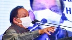Union health minister Dr. Harsh Vardhan addressing during the 62nd Delhi State Annual Medical Conference 'MEDICON 2021', in New Delhi on Sunday. (PTI Photo ) Union health minister Dr. Harsh Vardhan addressing during the 62nd Delhi State Annual Medical Conference 'MEDICON 2021', in New Delhi on Sunday. (PTI Photo )