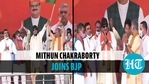 Mithun Chakraborty joins BJP ahead of PM Modi's mega rally Mithun Chakraborty joins BJP ahead of PM Modi's mega rally