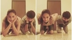 Shahid Kapoor and Mira Rajput took the Centre of Gravity challenge. Shahid Kapoor and Mira Rajput took the Centre of Gravity challenge.