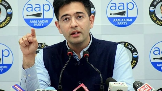 On several occasions last year and earlier this year, Chadha blamed the Haryana government for the increasing levels of ammonia in Delhi’s water, which led to the water treatment plants being forced to operate with reduced capacity and hitting water supply to several areas in the national capital.(ANI) On several occasions last year and earlier this year, Chadha blamed the Haryana government for the increasing levels of ammonia in Delhi’s water, which led to the water treatment plants being forced to operate with reduced capacity and hitting water supply to several areas in the national capital.(ANI)