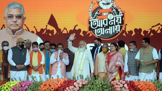 The BJP on Saturday fielded Adhikari from Nandigram against TMC supremo Mamata Banerjee, setting the stage for a high-profile contest from the seat in the state assembly elections. The BJP on Saturday fielded Adhikari from Nandigram against TMC supremo Mamata Banerjee, setting the stage for a high-profile contest from the seat in the state assembly elections.