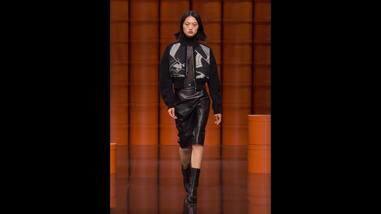 Equestrian touches steeped in the house’s heritage, skillful leather tailoring and a bold usage of luscious hues made it easily one of the most memorable Hermès collections till date. (Photo: Instagram/Hermes) Equestrian touches steeped in the house’s heritage, skillful leather tailoring and a bold usage of luscious hues made it easily one of the most memorable Hermès collections till date. (Photo: Instagram/Hermes)