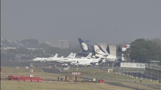Aviation sector was severely affected last year with a two-month halt in flights followed by restrictions on domestic and international operations. (HT FILE)