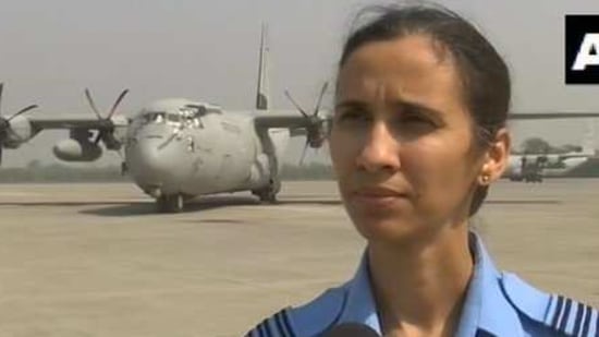 Indian Air Force (IAF) wing commander Shaliza Dhami(ANI Photo )