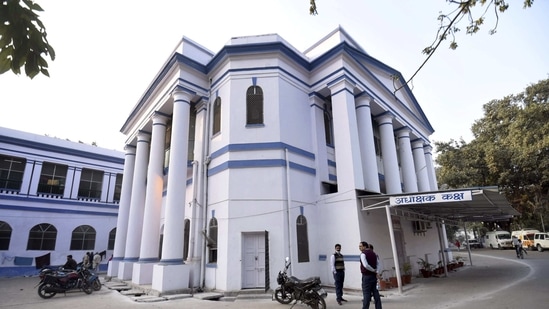 In this file photo dated, Feb. 14, 2021, is seen the old Bankipore General Hospital building of Patna Medical College and Hospital, popularly known as the PMCH, in Patna.(PTI Photo) In this file photo dated, Feb. 14, 2021, is seen the old Bankipore General Hospital building of Patna Medical College and Hospital, popularly known as the PMCH, in Patna.(PTI Photo)