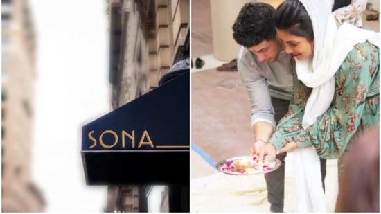 Priyanka Chopra shared a glimpse of the restaurant too.