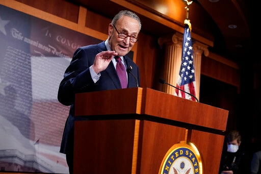 Senate Majority Leader Chuck Schumer. (AP)