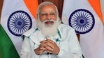 Prime Minister Narendra Modi addresses through video conference, in New Delhi on Sunday. (ANI Photo) Prime Minister Narendra Modi addresses through video conference, in New Delhi on Sunday. (ANI Photo)