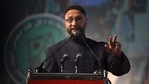 File photo: All India Majlis-e-Ittehadul Muslimeen (AIMIM) party Asaduddin Owaisi speaking during a public meeting.(AFP) File photo: All India Majlis-e-Ittehadul Muslimeen (AIMIM) party Asaduddin Owaisi speaking during a public meeting.(AFP)
