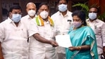 By toppling a Congress government in Puducherry, the BJP has sent a message to neighbouring Tamil Nadu, where it is contesting the assembly elections with the ruling All India Anna Dravida Munnetra Kazhagam, that the Congress is a greatly diminished force, and the party can be vanquished at any time. (PTI)(HT_PRINT) By toppling a Congress government in Puducherry, the BJP has sent a message to neighbouring Tamil Nadu, where it is contesting the assembly elections with the ruling All India Anna Dravida Munnetra Kazhagam, that the Congress is a greatly diminished force, and the party can be vanquished at any time. (PTI)(HT_PRINT)