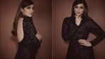 Parineeti Chopra oozes oomph in backless sequinned midi dress and we are stunned(Instagram/parineetichopra)