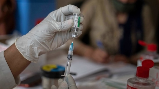 More than 2.1 million beneficiaries have been vaccinated since the start of the first phase of the drive on January 16.(AP) More than 2.1 million beneficiaries have been vaccinated since the start of the first phase of the drive on January 16.(AP)