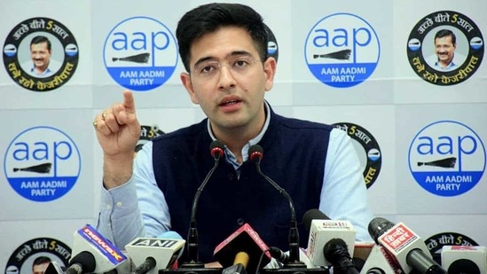 Aam Aadmi Party leader Raghav Chadha(ANI) Aam Aadmi Party leader Raghav Chadha(ANI)