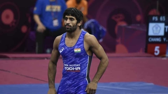 Indian wrestler Bajrang Punia. (Vipin Kumar/HT PHOTO)