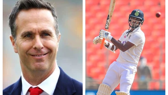 Michael Vaughan and Washington Sundar.(PTI/File)