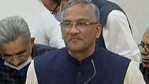 Uttarkhand CM Trivendra Singh Rawat speaks to the media after submitting his resignation as the CM to the Governor in Dehradun on Tuesday. (ANI Photo) Uttarkhand CM Trivendra Singh Rawat speaks to the media after submitting his resignation as the CM to the Governor in Dehradun on Tuesday. (ANI Photo)