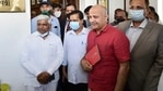 Delhi chief minister Arvind Kejriwal and deputy chief minister Manish Sisodia arrive at Vidhan Sabha to attend the Budget session, in New Delhi(PTI) Delhi chief minister Arvind Kejriwal and deputy chief minister Manish Sisodia arrive at Vidhan Sabha to attend the Budget session, in New Delhi(PTI)