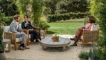Prince Harry and Meghan Markle in conversation with Oprah Winfrey. Prince Harry and Meghan Markle in conversation with Oprah Winfrey.