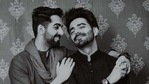 Actor Aparshakti Khurana and his brother Ayushmann Khurrana pose together. Actor Aparshakti Khurana and his brother Ayushmann Khurrana pose together.