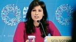 IMF chief economist Gita Gopinath said that India is at the 'forefront' of fighting the pandemic.(Bloomberg/file) IMF chief economist Gita Gopinath said that India is at the 'forefront' of fighting the pandemic.(Bloomberg/file)