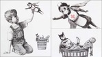 Banksy's 'Game Changer' painting to raise millions for UK health service staff(Instagram/banksy) Banksy's 'Game Changer' painting to raise millions for UK health service staff(Instagram/banksy)