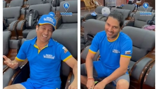 Sachin Tendulkar and Yuvraj Singh.(100MB Youtube/Screengrab)