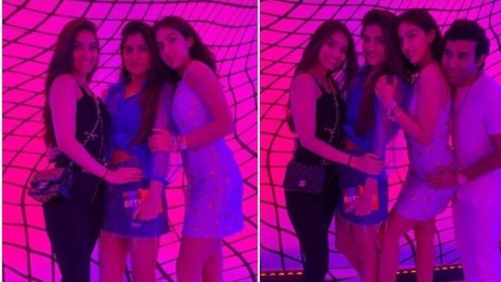 All the girls in Sara Ali Khan's close net of friends attended her brother Ibrahim's recent birthday bash too. 