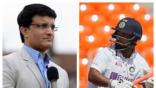 Sourav Ganguly and Rishabh Pant.(File/Reuters) Sourav Ganguly and Rishabh Pant.(File/Reuters)