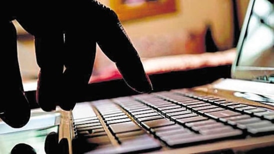 cyber crime hacker typing on laptop(iStockphoto/Representative Image)
