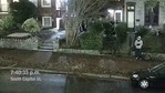 The video shows several angles of surveillance footage of the suspect as he walks along streets in the Capitol Hill neighborhood of the US capital.(AFP) The video shows several angles of surveillance footage of the suspect as he walks along streets in the Capitol Hill neighborhood of the US capital.(AFP)