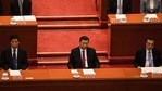 China's President Xi Jinping (C), Premier Li Keqiang (R) and National People's Congress Chairman Li Zhanshu (L) attend the closing session of the Chinese People's Political Consultative Conference (CPPCC) at the Great Hall of the People in Beijing on March 10, 2021. (Photo by Noel CELIS / AFP)(AFP) China's President Xi Jinping (C), Premier Li Keqiang (R) and National People's Congress Chairman Li Zhanshu (L) attend the closing session of the Chinese People's Political Consultative Conference (CPPCC) at the Great Hall of the People in Beijing on March 10, 2021. (Photo by Noel CELIS / AFP)(AFP)