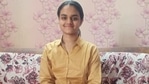 JEE Main UP topper Pal Aggarwal said she was delighted over the achievement because normally it's the boys who usually top in JEE.(Handout) JEE Main UP topper Pal Aggarwal said she was delighted over the achievement because normally it's the boys who usually top in JEE.(Handout)