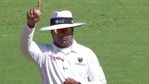 Indian umpire Nitin Menon(Twitter)