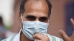 Congress Party leader Adhir Ranjan Chowdhury at Parliament in New Delhi. (PTI Photo)