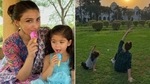 Soha Ali Khan with daughter Inaaya(Instagram/sakpataudi) Soha Ali Khan with daughter Inaaya(Instagram/sakpataudi)