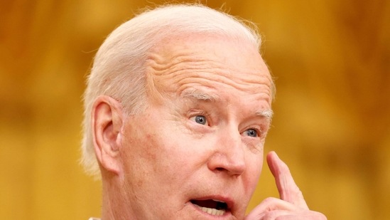 US President Joe Biden delivers at the White House in Washington, US (Reuters File Photo).