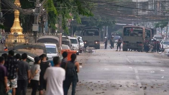 The description of events was similar to that given to police in Mizoram on March 1 by another Myanmar police lance corporal and three constables who crossed into India, according to a classified internal police document. (REUTERS) The description of events was similar to that given to police in Mizoram on March 1 by another Myanmar police lance corporal and three constables who crossed into India, according to a classified internal police document. (REUTERS)