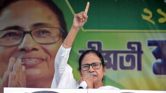 Mamata Banerjee is pitted against her former confidante Suvendu Adhikari, who joined the BJP some time ago, in the Nandigram seat that will go to poll on April 1 in the second phase. (ANI Photo)