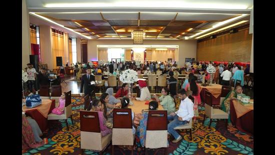 Deputy commissioner tells organisers and invitees of public events to think twice, as large gatherings can take a heavy toll on the population. (HT File Photo/For representation only)