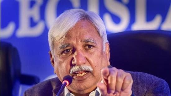 Chief election commissioner Sunil Arora. (File photo) Chief election commissioner Sunil Arora. (File photo)