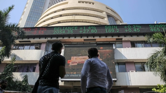 The NSE Nifty 50 index rose 0.97% to 14,789.95, while the benchmark S&P BSE Sensex was up 0.92% at 50,255.75. (Bloomberg) The NSE Nifty 50 index rose 0.97% to 14,789.95, while the benchmark S&P BSE Sensex was up 0.92% at 50,255.75. (Bloomberg)