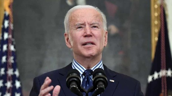 The House gave final congressional approval to the sweeping package by a near party line 220-211 vote precisely seven weeks after Biden entered the White House and four days after the Senate passed the bill without a single Republican vote. (AFP) The House gave final congressional approval to the sweeping package by a near party line 220-211 vote precisely seven weeks after Biden entered the White House and four days after the Senate passed the bill without a single Republican vote. (AFP)