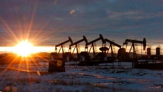 US crude production is still expected to fall by 160,000 barrels per day (bpd) in 2021 to 11.15 million bpd, the EIA said on Tuesday, but that's a smaller decline than its previous monthly forecast for a 290,000-bpd drop. (AP) US crude production is still expected to fall by 160,000 barrels per day (bpd) in 2021 to 11.15 million bpd, the EIA said on Tuesday, but that's a smaller decline than its previous monthly forecast for a 290,000-bpd drop. (AP)