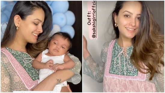 Anita Hassanandani has shared a new picture of herself with Aaravv.