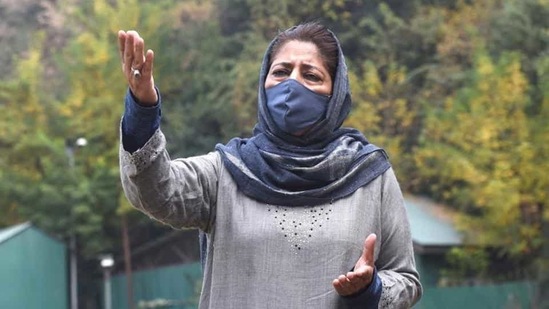 President of the People's Democratic Party (PDP) Mehbooba Mufti (Photo: Waseem Andrabi/ Hindustan Times) President of the People's Democratic Party (PDP) Mehbooba Mufti (Photo: Waseem Andrabi/ Hindustan Times)