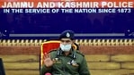 IGP Kashmir Zone Vijay Kumar addressing a press conference in Srinagar on Wednesday. (ANI)