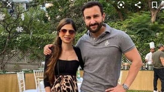 Saba Ali Khan poses with brother Saif Ali Khan.